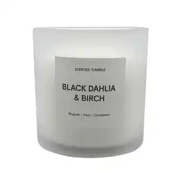 Morrisons Nutmeg Home Premium Large Black Dahlia & Birch Candle offer