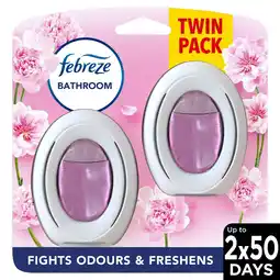 Morrisons Febreze Bathroom Air Freshener Blossom offer