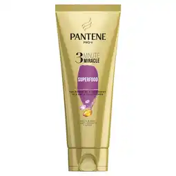 Morrisons Pantene 3 Minute Miracle Superfood Hair Conditioner Weak Thin Hair offer