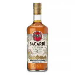 Morrisons Bacardi Anejo Cuatro Aged 4 Years Rum (Abv 40%) offer