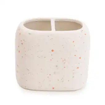 Morrisons Morrisons Terrazzo Ceramic Double Toothbrush Holder offer