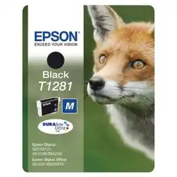 Morrisons Epson T1281 Black Ink Cartridge Bb offer