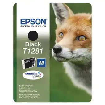 Morrisons Epson T1281 Black Ink Cartridge Bb offer