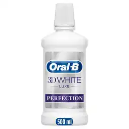 Morrisons Oral-B 3D White Luxe Perfection Mouthwash Alcohol Freel offer