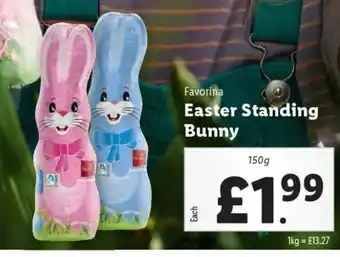 Lidl Favorina Easter Standing Bunny offer