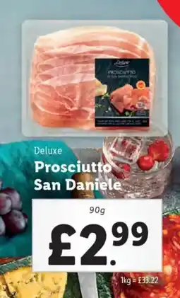 Lidl Deluxe Prosciutto San Daniele offer