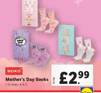 Lidl Mother's Day Socks offer