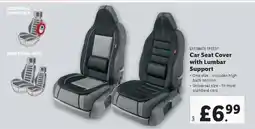 Lidl ULTIMATE SPEED® Car Seat Cover with Lumbar Support offer