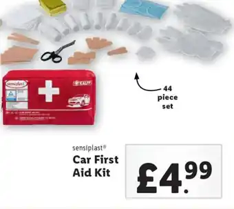 Lidl sensiplastⓇ Car First Aid Kit offer