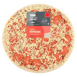 Asda ASDA Simply Pepperoni Large Thin Stonebaked Pizza 592g offer