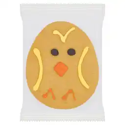 Iceland The Daily Bakery Decorated Easter Chick Gingerbread Biscuit offer