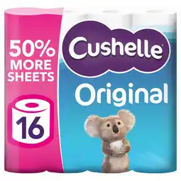 Morrisons Cushelle Original Toilet Tissue Regular Rolls offer