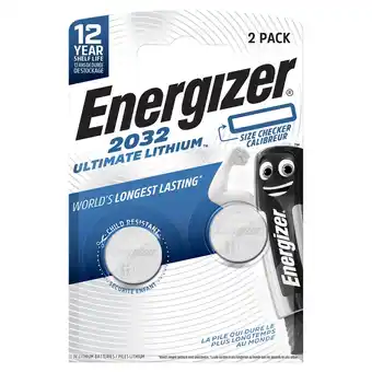 Morrisons Energizer Cr2032 Ultimate Lithium 2 offer