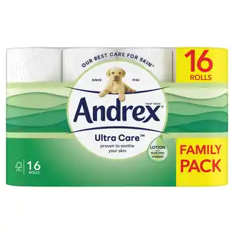 Morrisons Andrex Ultimate Quilts Toilet Tissue 16 Rolls offer