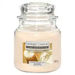 Sainsbury's Yankee Home Inspiration Medium Jar Candle - Vanilla Frosting offer