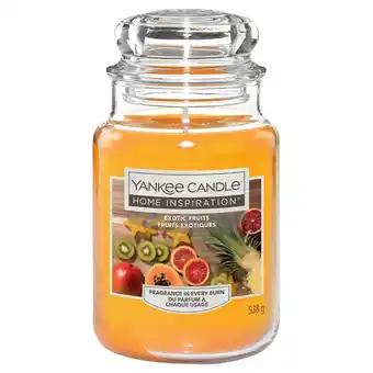 Sainsbury's Yankee Home Inspiration Large Jar Candle - Exotic Fruits offer