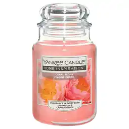 Sainsbury's Yankee Candle Home Inspiration Large Jar Candle - Coral Peony offer