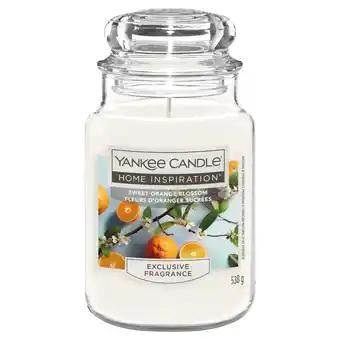 Sainsbury's Yankee Candle Home Inspiration Large Jar Candle - Sweet Orange Blossom Large offer