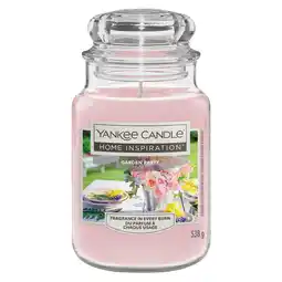 Sainsbury's Yankee Home Inspiration Large Jar Candle - Garden Party offer