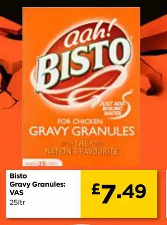 Bestway Bisto Gravy Granules VAS 25L offer