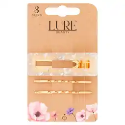 Asda Lure Beauty 3 Multi Clip Set offer