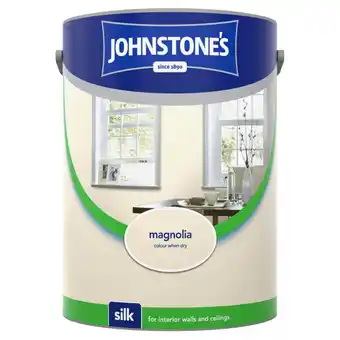 Asda Johnstone's Magnolia Silk Emulsion Paint offer