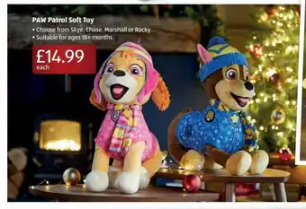 Aldi Paw Patrol Soft Toy offer