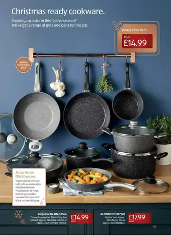 Aldi Large Marble Effect Pans Xl Marble Effect Pans offer