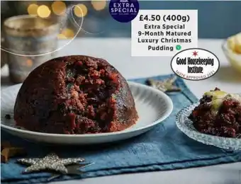 Asda Extra Special 9-month Matured Luxury Christmas Pudding offer