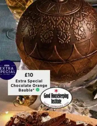 Asda Extra Special Chocolate Orange Bauble offer