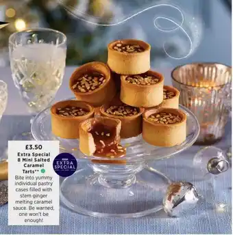 Asda Extra Special 8 Mini Salted Caramel Tarts offer
