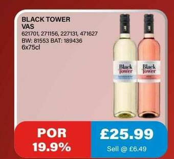 Bestway Black Tower Vas offer