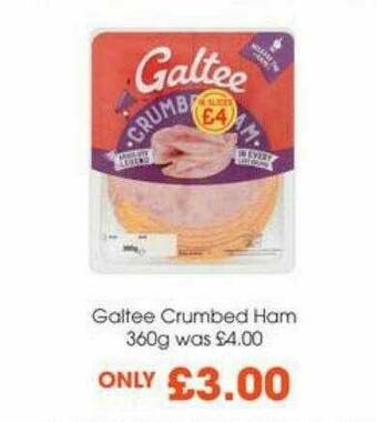 Centra Galtee Crumbed Ham offer