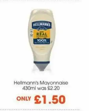 Centra Hellmann's Mayonnaise offer