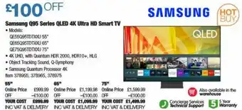 Costco Samsung Q95 Series Qled 4k Ultra Hd Smart Tv offer