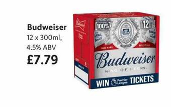 Lidl Budweiser offer