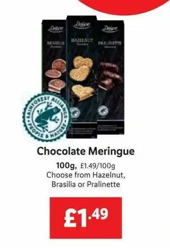 Lidl Chocolate Maringue offer