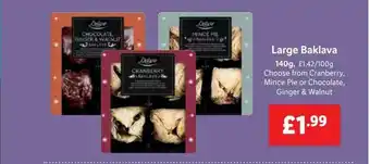 Lidl Large Baklava offer