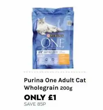 Purina One Adult Cat Wholegrain 200g