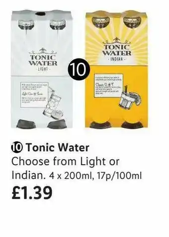Lidl Tonic Water offer