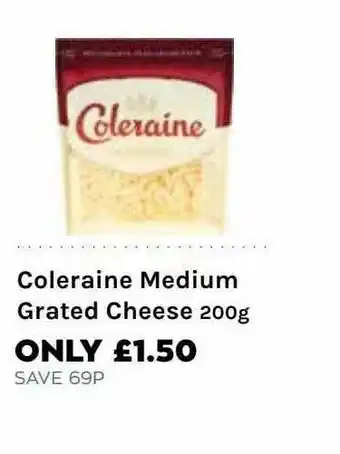 Mace Coleraine Medium Grated Cheese offer