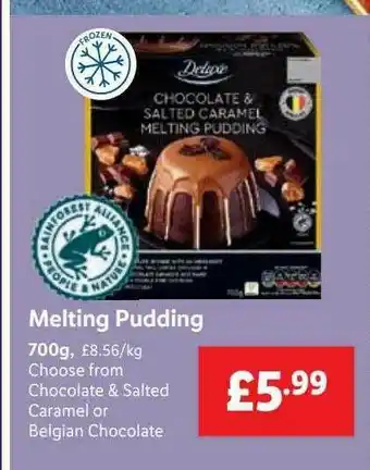 Lidl Deluxe Melting Pudding offer