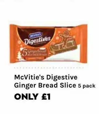 Mace McVitie's Digestive Ginger Bread Slice offer