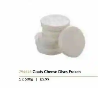 Musgrave MarketPlace Goats Cheese Discs Frozen offer