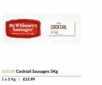 Musgrave MarketPlace Cocktail Sausages 5Kg offer