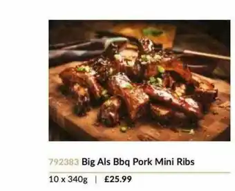 Musgrave MarketPlace Big Als Bbq Pork Mini Ribs offer