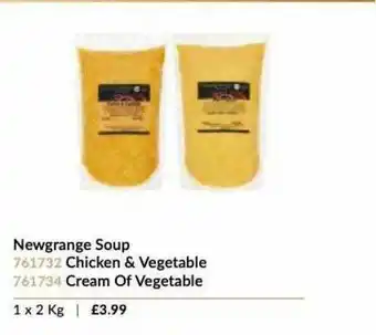 Musgrave MarketPlace Newgrange Soup Chicken & Vegetable Or Cream Of Vegetable offer