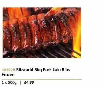 Musgrave MarketPlace Ribworld Bbq Pork Loin Ribs Frozen offer