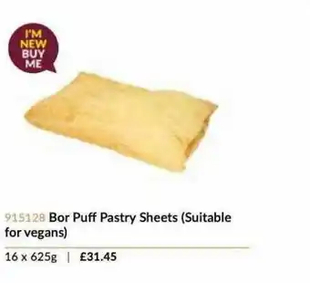 Musgrave MarketPlace Bor Puff Pastry Sheets (Suitable For Vegans) offer