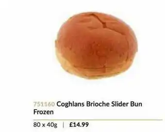 Musgrave MarketPlace Coghlans Brioche Slider Bun Frozen offer